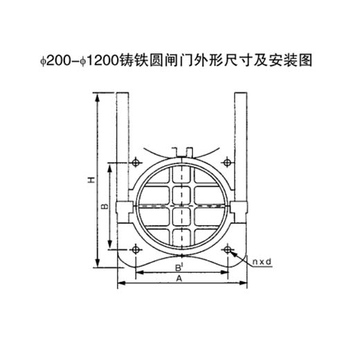 MXY明桿式鑄鐵鑲銅圓閘門報(bào)價(jià)表